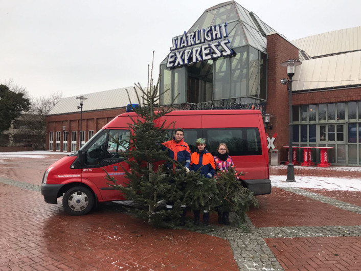 Auch der Baum vom Starlight Express wurde von uns abgeholt